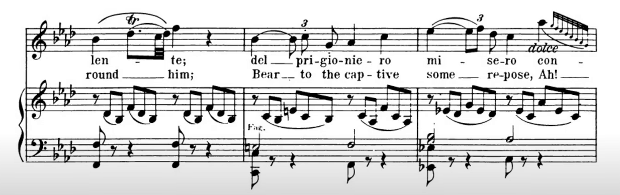 Aria, d'amor sull' ali rosee, Il Trovatore, Giuseppe Verdi