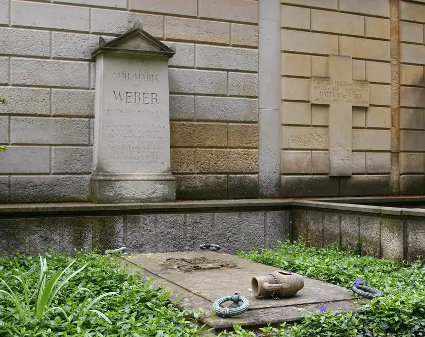 Carl Maria von Weber Friedhof Cemetry Tomb Grab