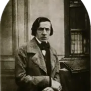 Daguerreotypie of Chopin: