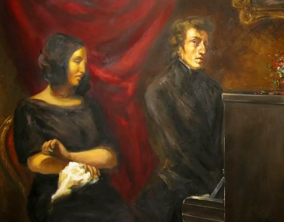 Frederic Chopin George Sand Gemälde Painting Delacroix Frederic Chopin Travel Reisen Culture Tourism Reiseführer Travel guide Classic Opera e (1)