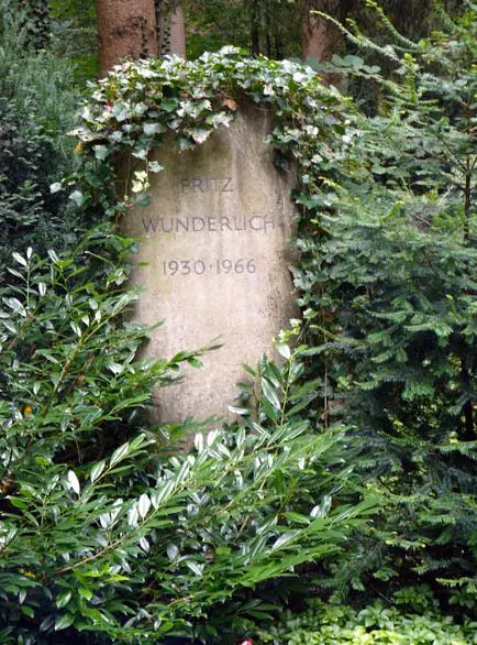 Fritz Wunderlich Waldfriedhof München Cemetry Tomb Grab