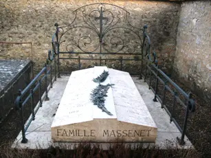 Jules massenet tomb cemetery grab friedhof Chateau Travel Reisen Culture Tourism