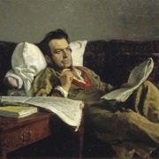 Mikhail Glinka gemalt von Ilya Repin