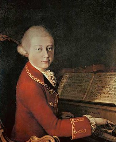 Mozart Mailand Milan Milano 14 years 14-jährig
