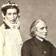 Franz Liszt und Cosima Wagner: