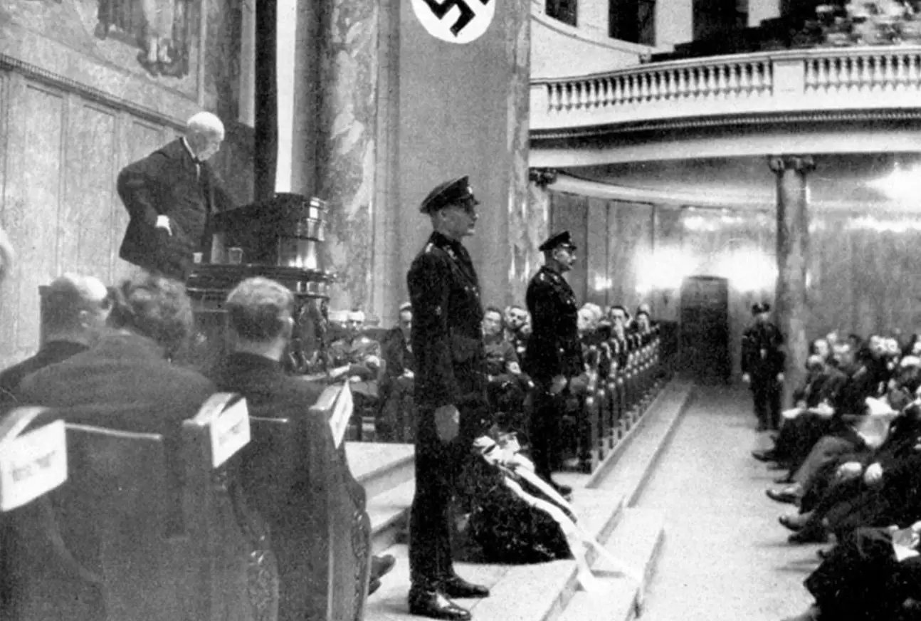 Strauss als Präsident Reichsmusikkammer