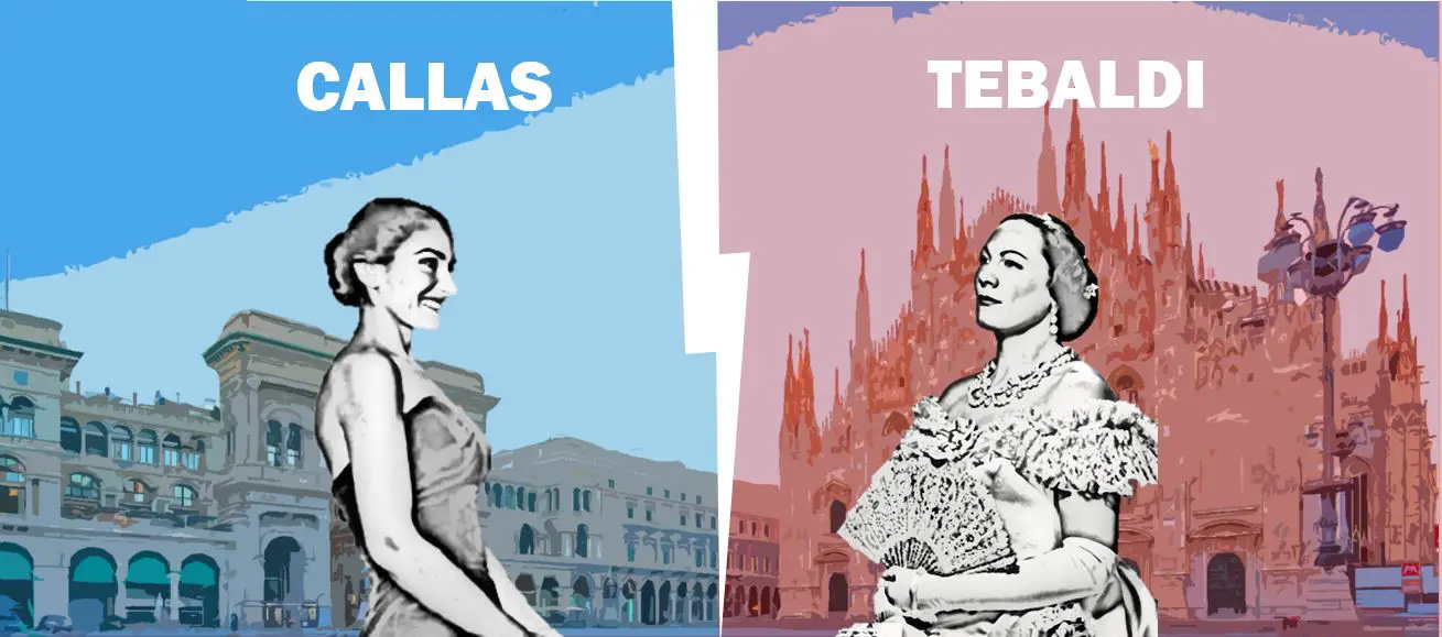 Maria Callas vs Renata Tebaldi Scala di Milano