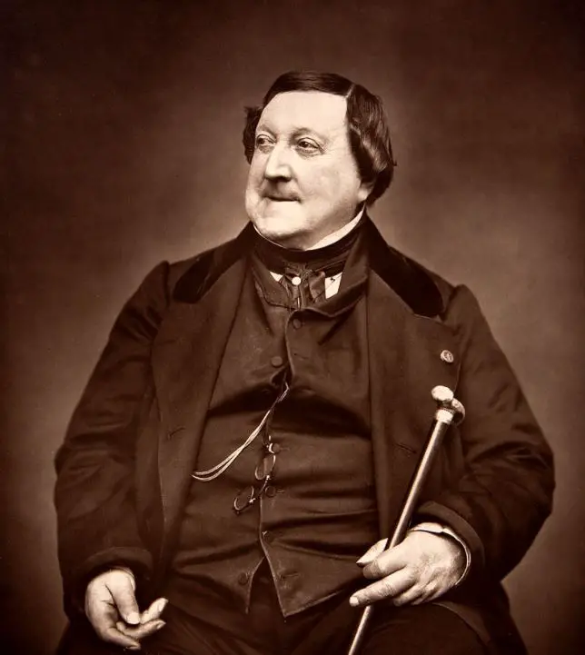 Portrait Gioachino Rossini 1865