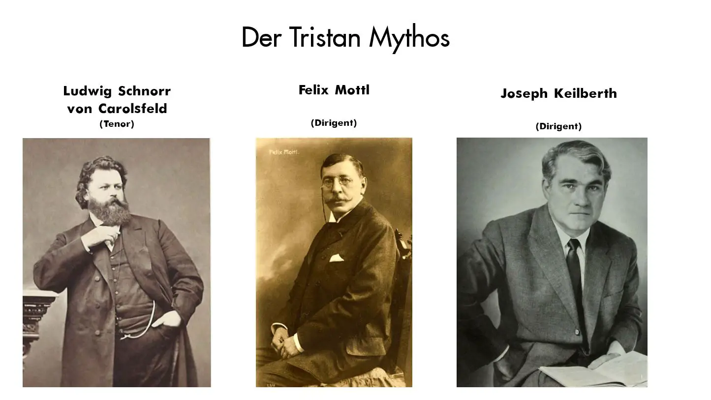 Tristan und Isolde Tod auf der Bühne Tristan Mythos Schnorr von Carolsfeld Felix Mottl Joseph Keilberth