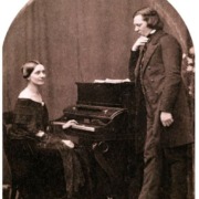 Robert and Clara Schumann 1850 in Dusseldorf 